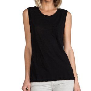 James Perse WEK3102 Muscle Pocket Tank